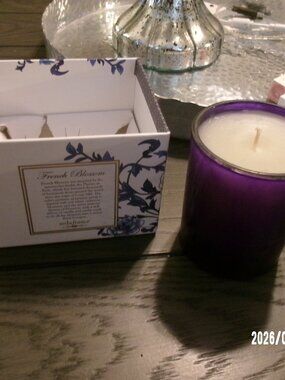 2014 SEDA France French Blossom Luxury Scented Candle 6.25 oz New Unused in Box